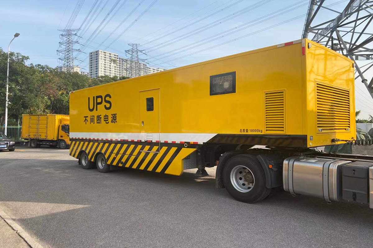 东阿发电机租赁施工现场